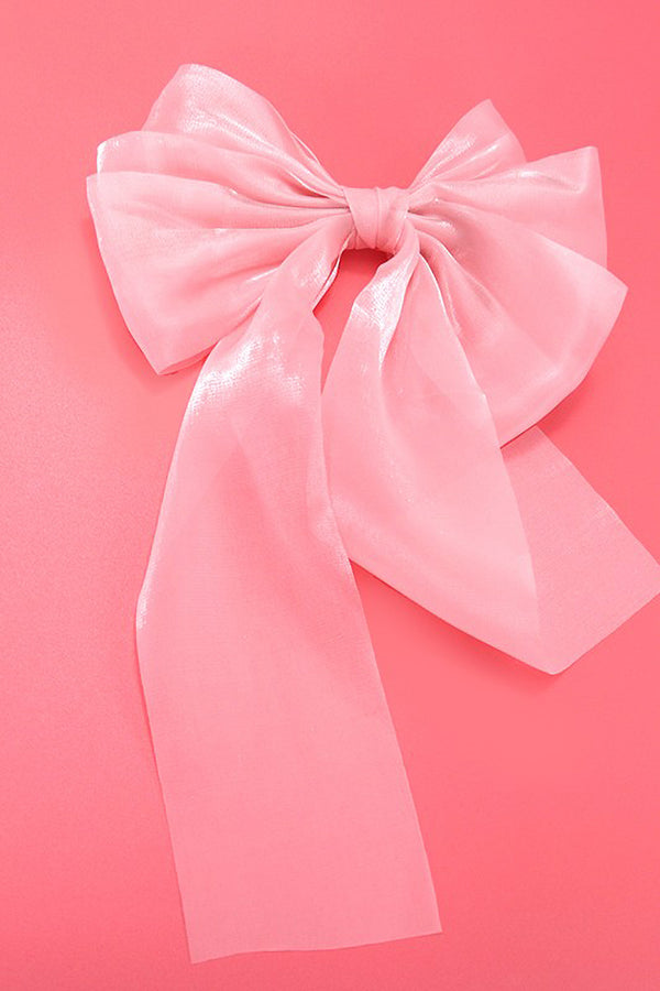 Organza Bow Hair Clip